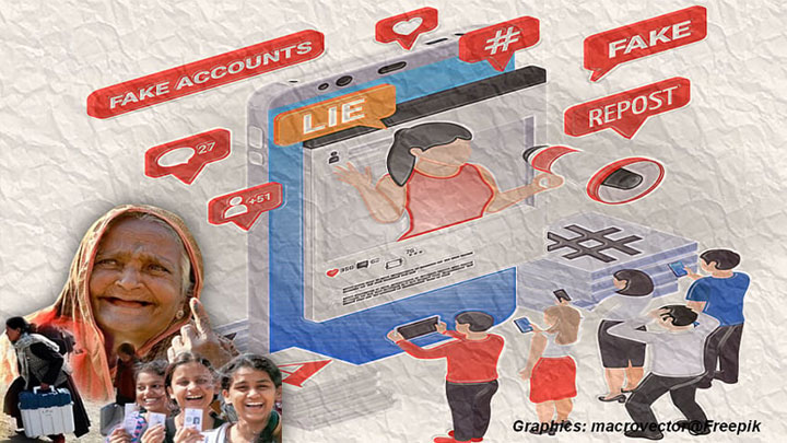 Fraud Alert: True Lies on Social Media During Elections