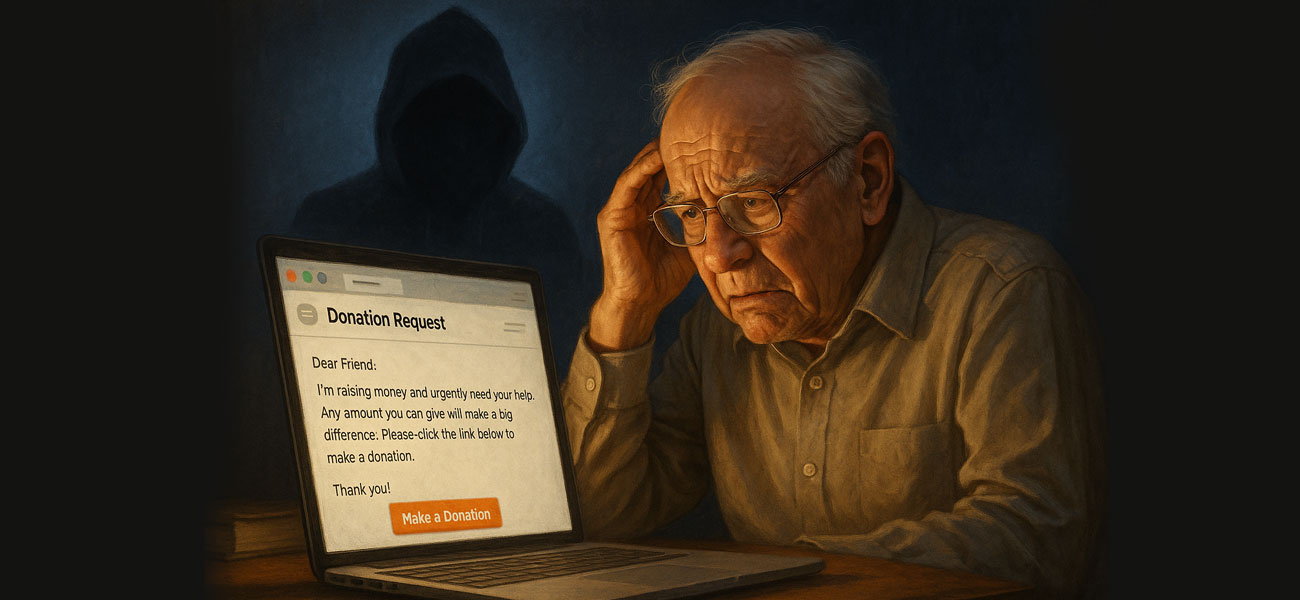 Fraud Alert: Heart-tugging Emails