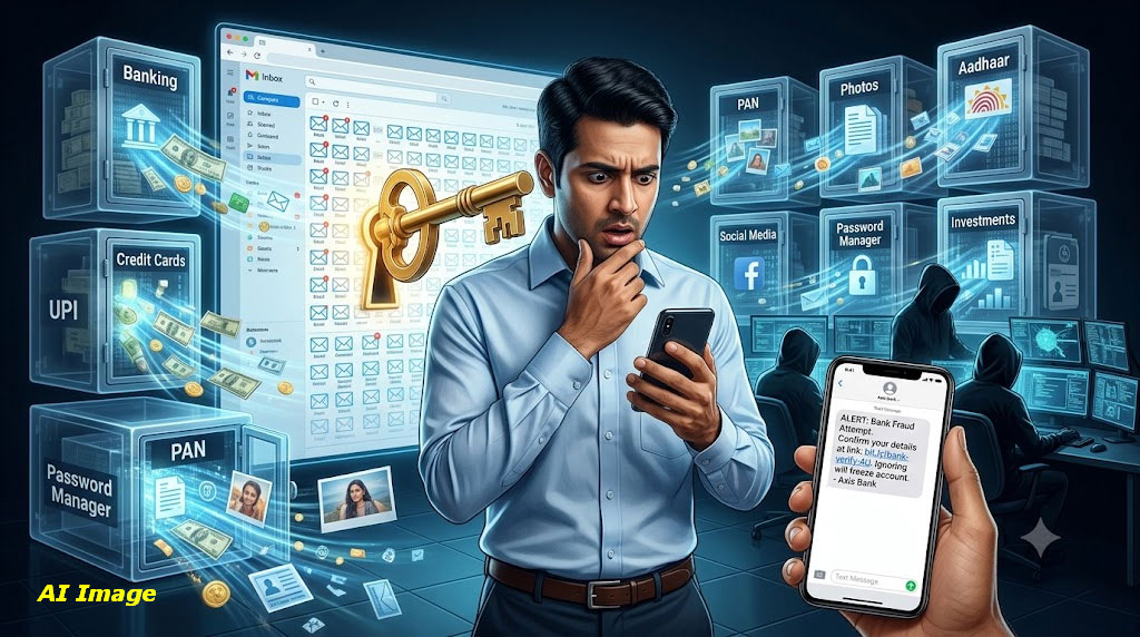 Fraud Alert: One SMS, One Mistake, A Lifetime Lost – Why Your Email Is the Master Key Cybercriminals Want