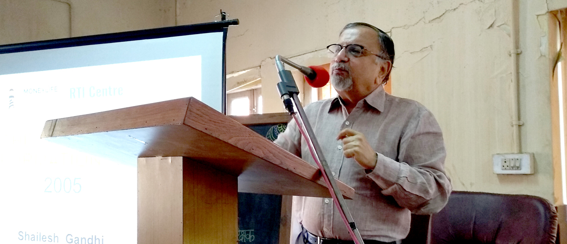 RTI Session for PIOs of Civil Defence, Mumbai District Shailesh Gandhi