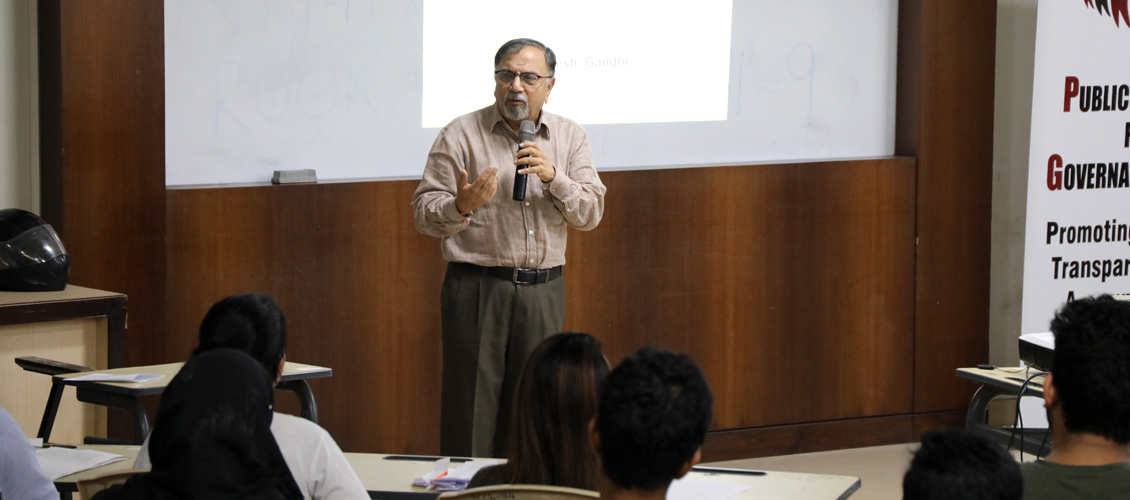 RTI Session at Pravin Gandhi College of Law