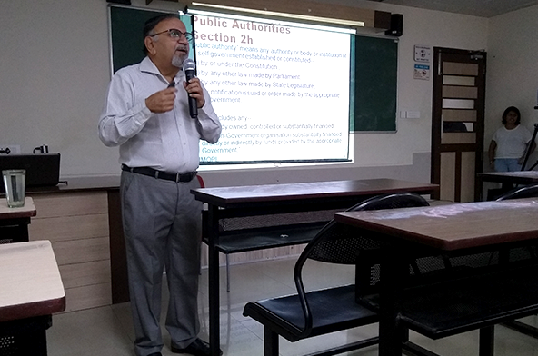 RTI session for Students of Jai Hind College