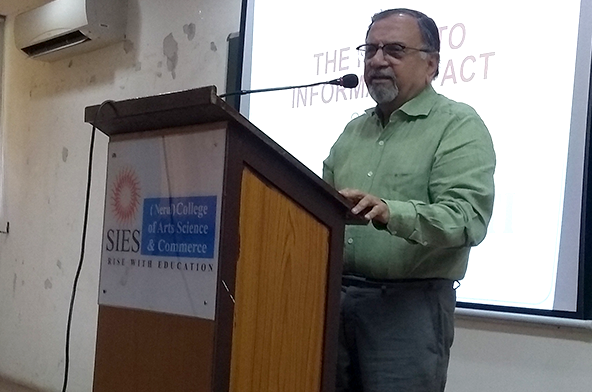 Session for BMS Students of SIES - Shailesh Gandhi