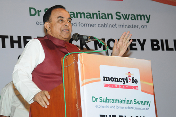 Black Money Bill not sufficient to eliminate the problem, says Dr Subramanian Swamy