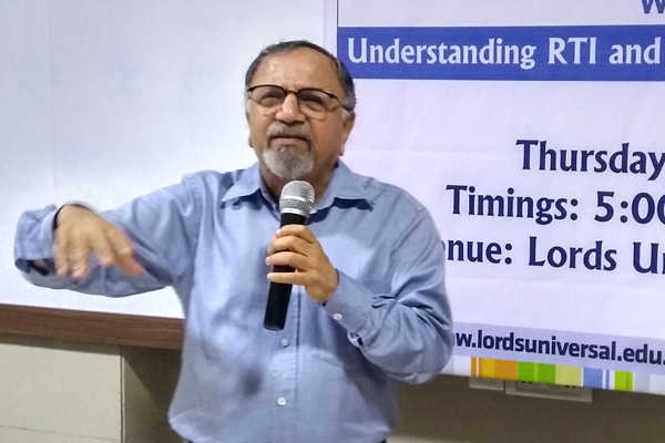 RTI Workshop for Students of Lords Universal College