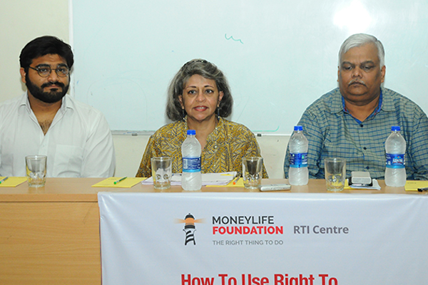 Moneylife Foundation’s RTI Experts Inspire Citizens to use RTI for resolving their day-to-day issues