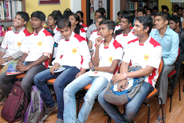 Basic financial literacy session for students from Magic Bus & Bombay Community Public Trust